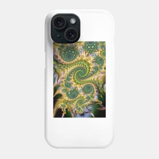 underwater swirly spiral pattern Phone Case