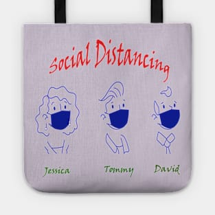 social distance Tote