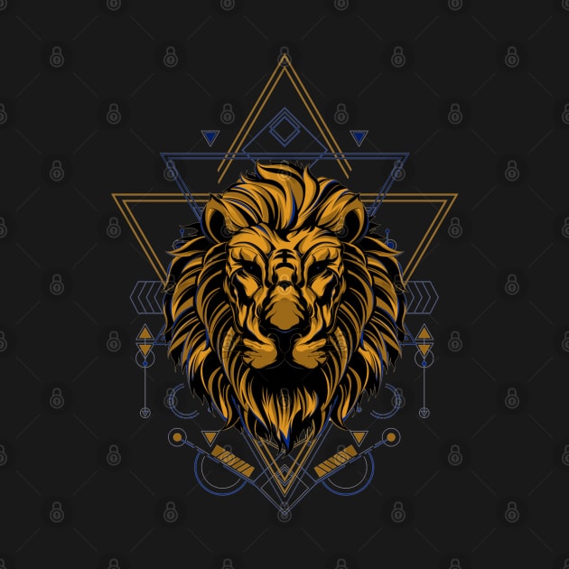 Geometric Golden Lion by Disentangled