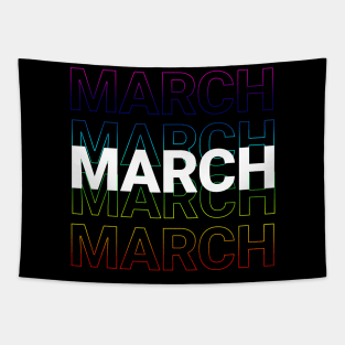 born in March Tapestry