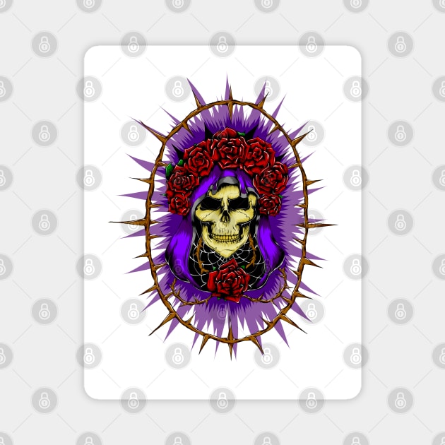 "Santa Muerte" Magnet by RagingMidget