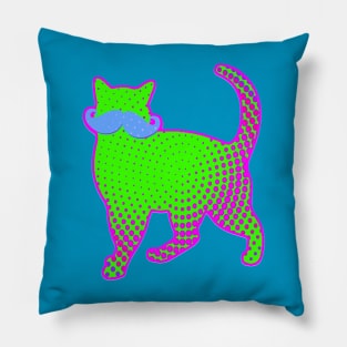 Colorful Trendy Cat Pillow