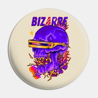 Bizarre Skull Pin