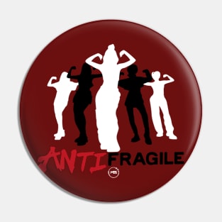 silhouette of the group Le sserafim at the dance of antifragile Pin