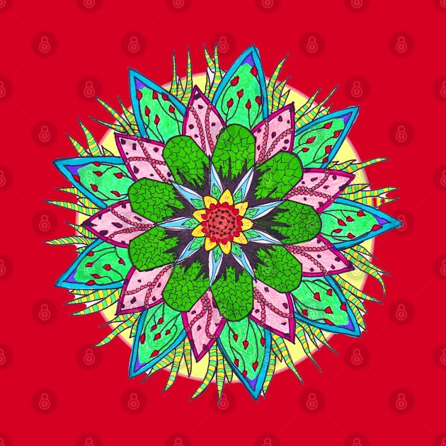 Joyful Floral Mandala Edition 3 by Blissful Drizzle