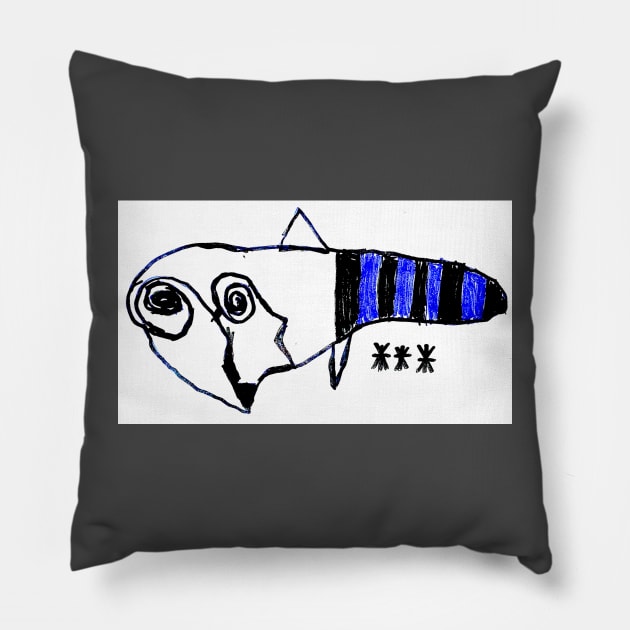 Orca Lisa Pillow by Packson Jollock