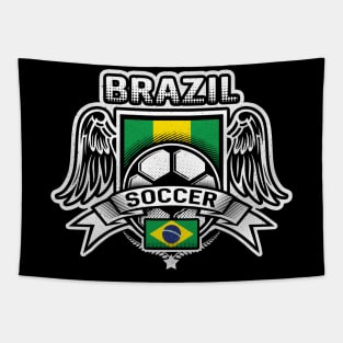 Brazil Soccer Futbol Tapestry