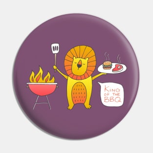 King of the BBQ - Lion Grillmaster Pin