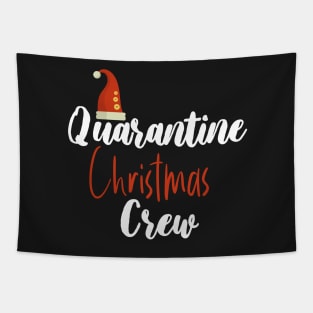 Quarantine Christmas Crew - Family Christmas Crew - Pandemic Christmas Gift - Couple Family Matching christmas pajamas Tapestry