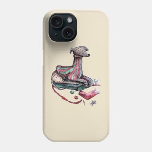 Greyhound's Festive Comfort: Heck the Halls Phone Case