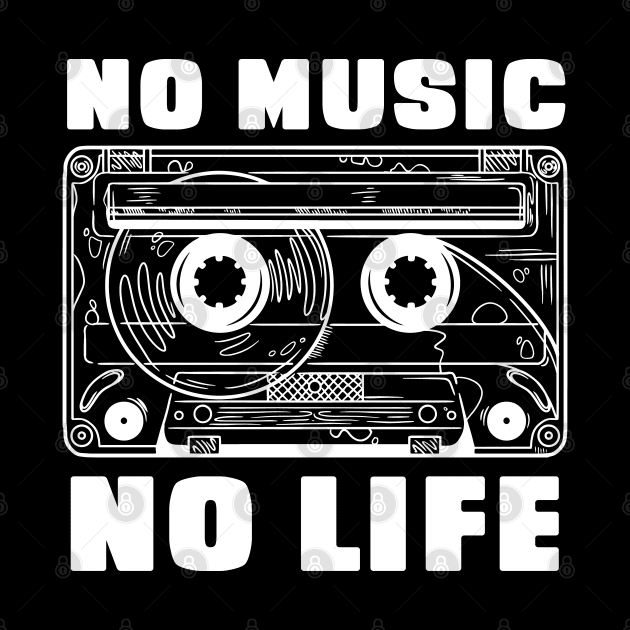 No Music No Life Cassette by madeinchorley