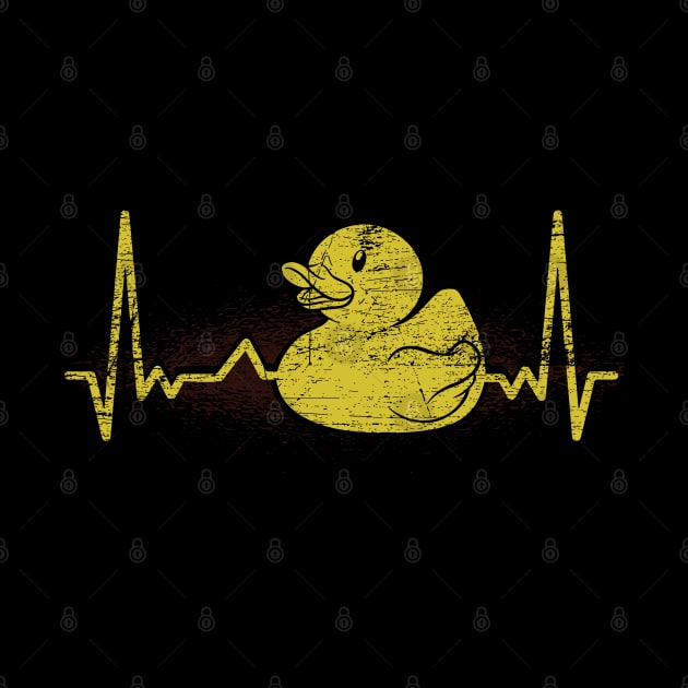 Farm Animal Heartbeat Duck by ShirtsShirtsndmoreShirts