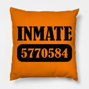 Funny Jail Inmate Prisoner DIY Halloween Costume Pillow