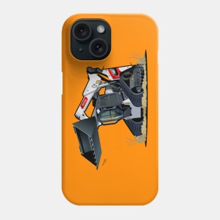 Cartoon skid steer Phone Case