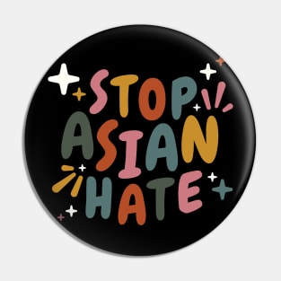 Stop Asian Hate Crimes Pin
