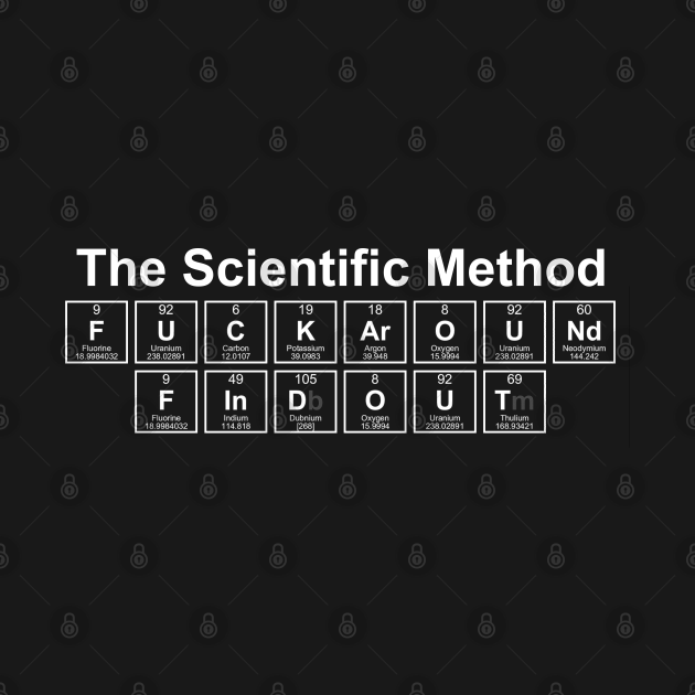 Disover Scientific Method: Fuck Around & Find Out - Fuck Around And Find Out - Tank Top