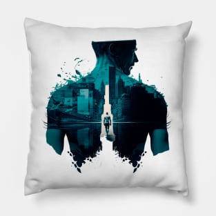 The big city´is psychogeography Pillow