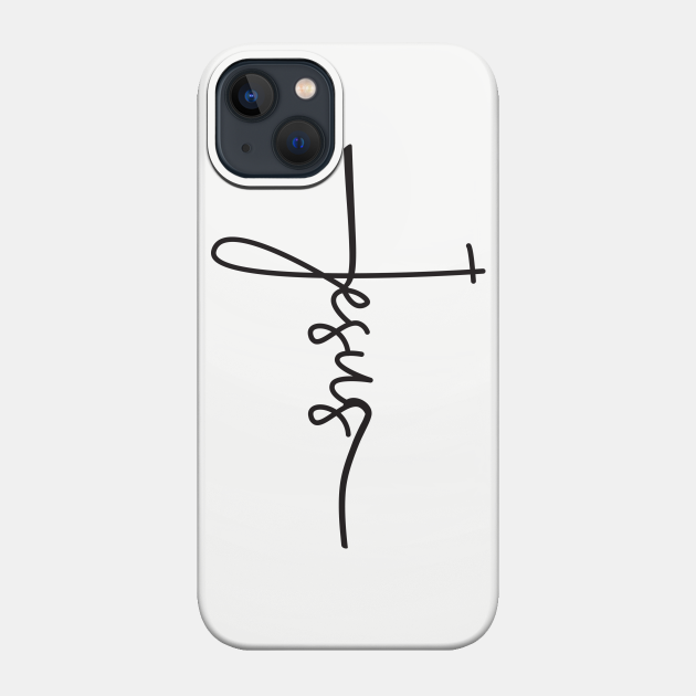 Discover Jesus Cross Christianity - Jesus - Phone Case