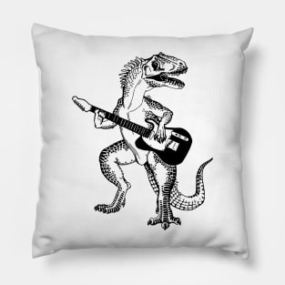 SEEMBO Dinosaur Playing Guitar Musician Guitarist Music Band Pillow