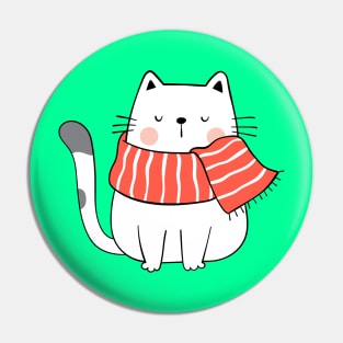 Funny Christmas Cat - Merry Catmas Pin