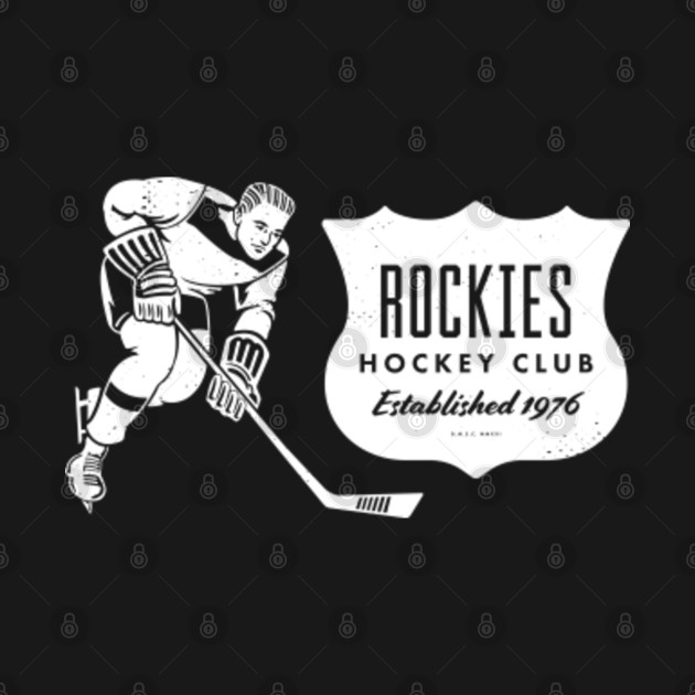 Discover Vintage Hockey - Colorado Rockies (White Rockies Wordmark) - Colorado Rockies - T-Shirt