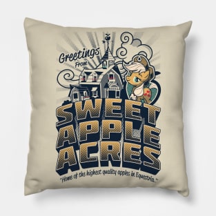 Greetings From Sweet Apple Acres Pillow