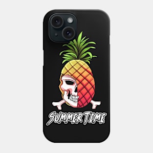 Pineapple Skull Summer Time Phone Case