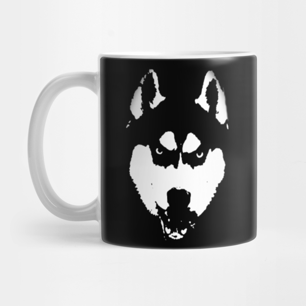 Siberian Husky Angry Face Meme Threshold Costume Gift Husky Funny Mug Teepublic