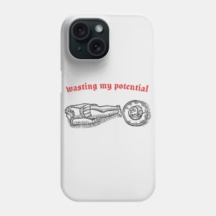 Wasting My Potential ∆ Nihilist Design Phone Case