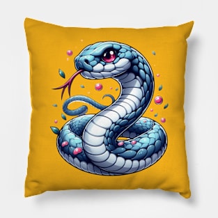 Serpentine Elegance Pillow