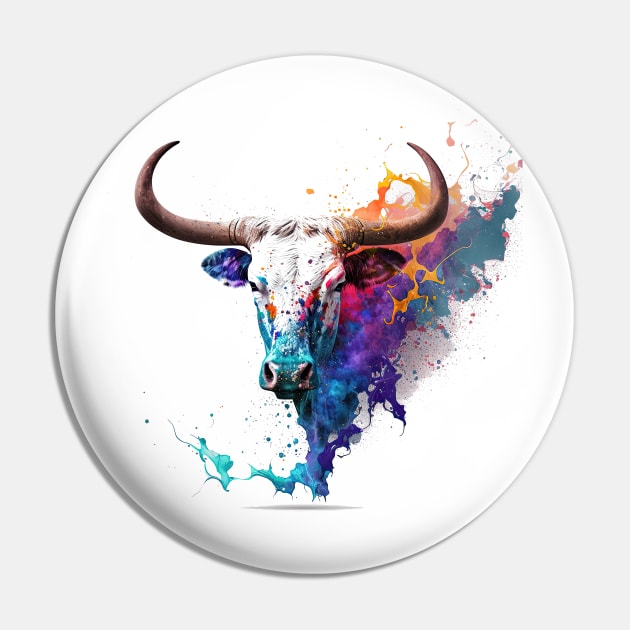 Texas Longhorn Bull Pin by Urban Archeology Shop Gallery