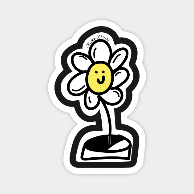 Nice Flower Magnet by laurenjesson