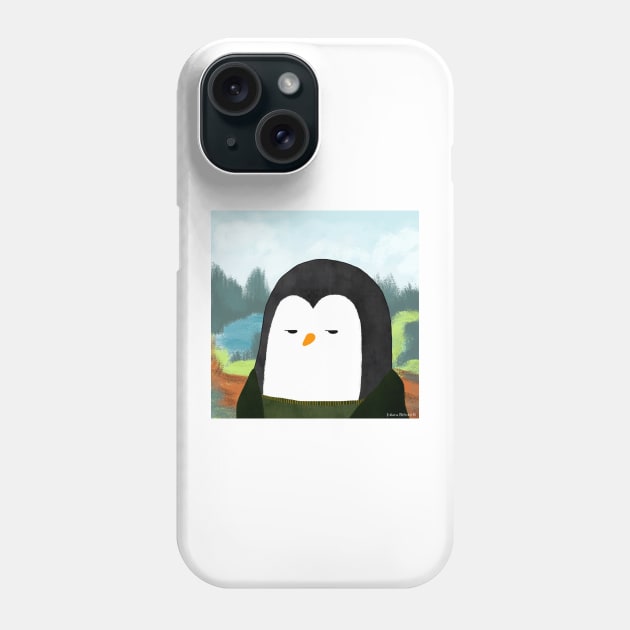 Penguinlisa Art Series Phone Case by thepenguinsfamily