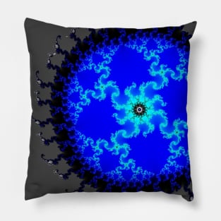 circular fractal Pillow