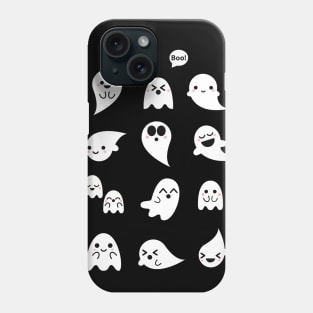 Hydro Flask sticker - Halloween funny cute kawaii sad spooky ghost | Sticker pack set Phone Case