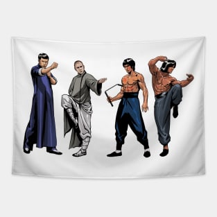 Kung Fu Legends Tapestry