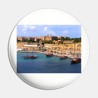 Valetta Harbour Pin