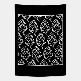 Beer Hops Pattern Tapestry