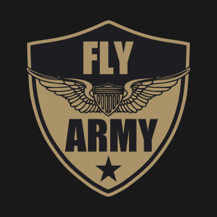 Army Aviation - Fly Army (Front & Back logo) T-Shirt