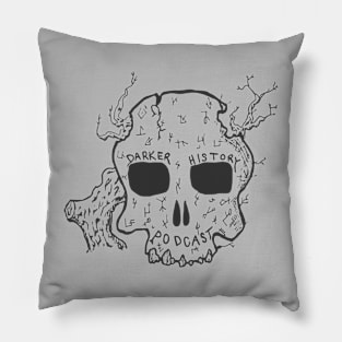 Skull and Branches Pillow