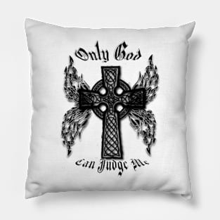 BlackWhite Cross Pillow