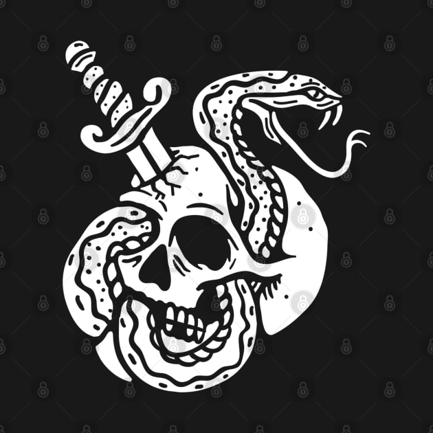 skeletor skull  & snake by itacc