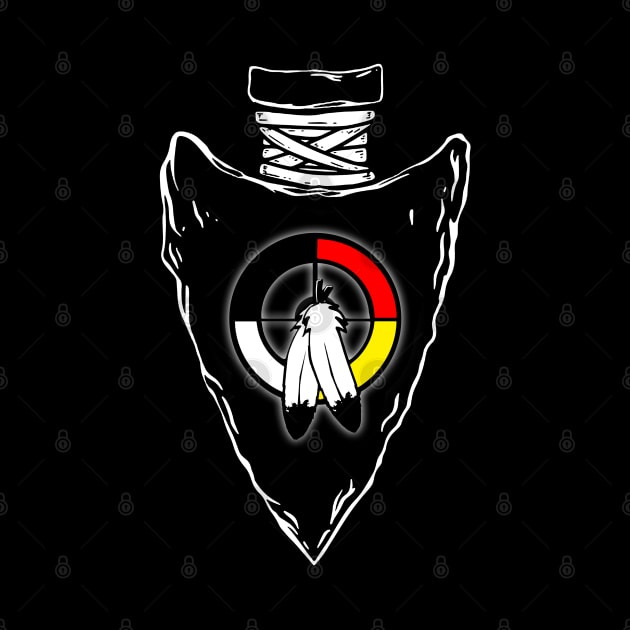 ARROWHEAD 7 (MEDICINE WHEEL) by GardenOfNightmares