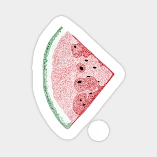 Watermelon Illustration Magnet