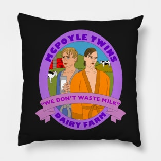 McPoyle Twins Dairy Farm Pillow