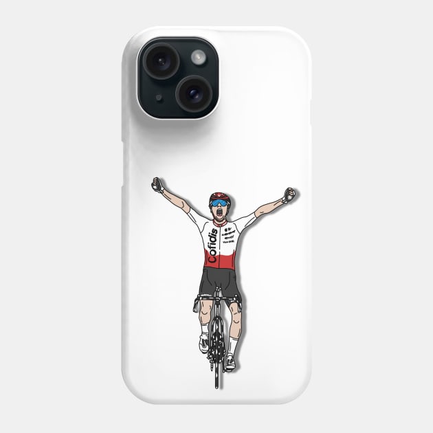 Victor Lafay Stage 2 Tour de France Phone Case by p3p3ncil