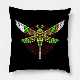 Death Head Mimic Moth Pillow