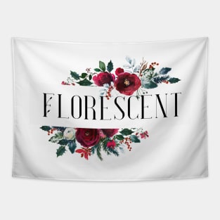 Flower Quote Art Tapestry