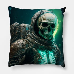 Skeleton astronaut Pillow