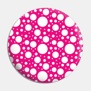 Pink and White Circle Seamless Pattern 020#002 Pin